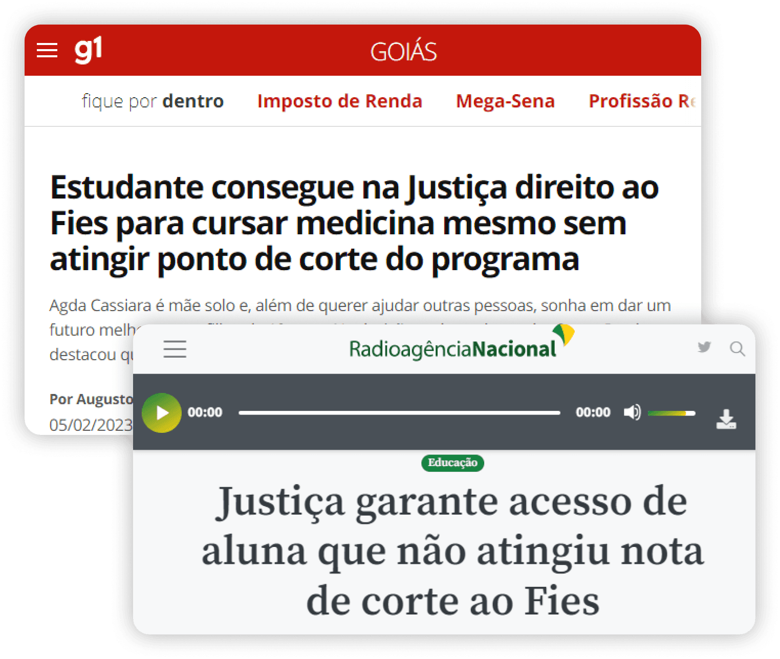 Foto do G1 informando alunos que ficaram conseguir se matricular